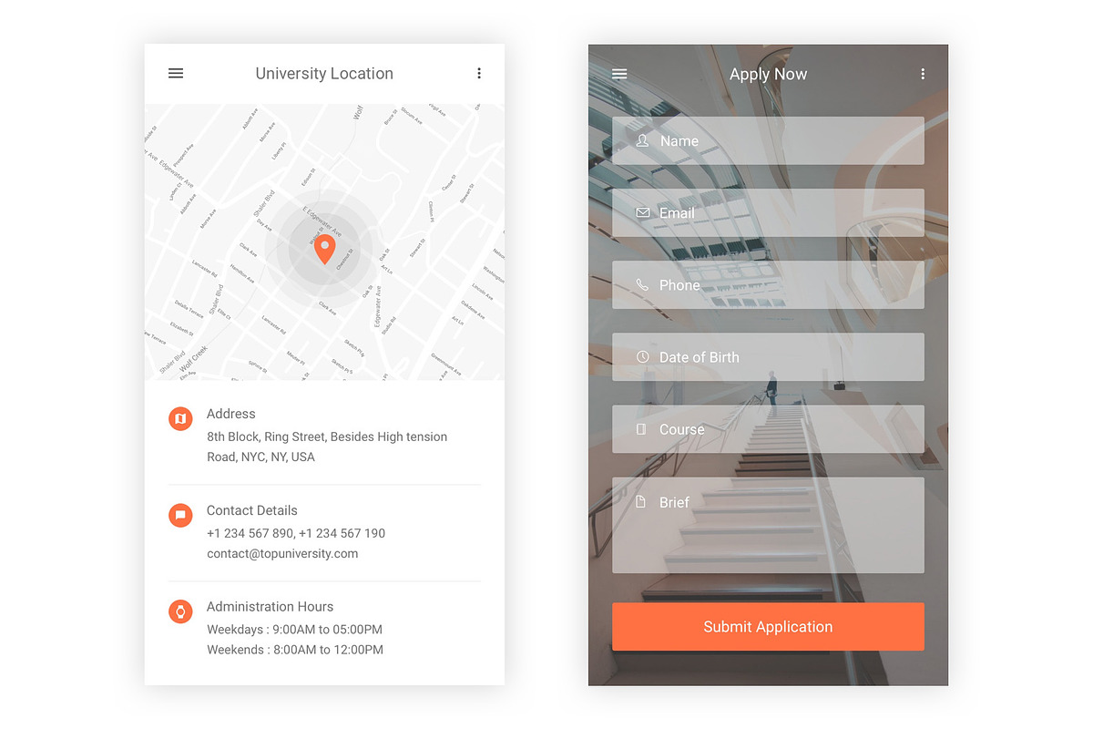 Education & Learning UI Kit (PSD), an UI Kit Template by themelove (Photo 2 of 10)