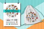 Music Mega Bundle! Icons & Graphic, an Outline Icon by ClipartMuchLove (Thumbnail 4 of 8)