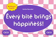 Gerline Rounded, a Sans Serif Font by Craft Supply Co. (Thumbnail 3 of 8)