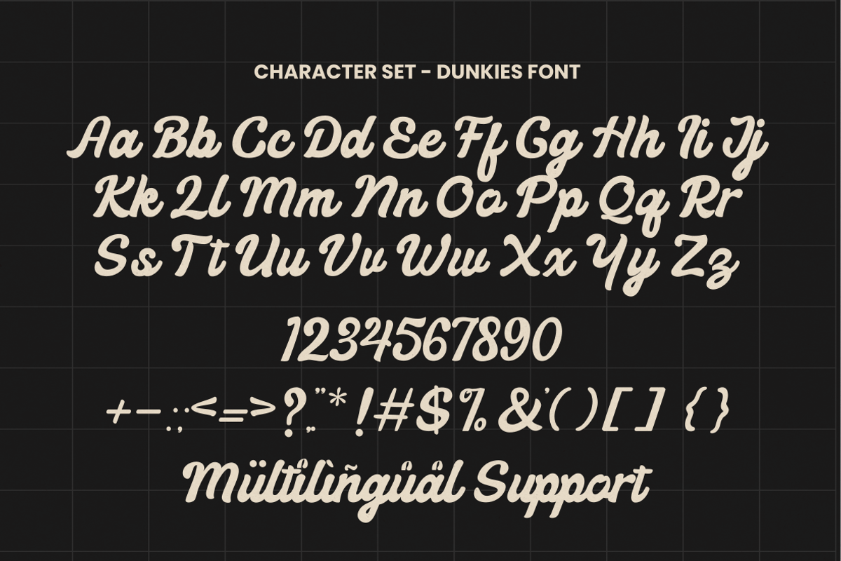 Dunkies, a Handwritten Font by zeenesia (Photo 8 of 8)