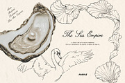 The Sea Empire: Vintage Marine Art, an Object Graphic by Purple (Thumbnail 5 of 19)