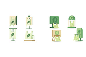 Eco-friendly display designs for, a Finance Illustration by ZinetroN