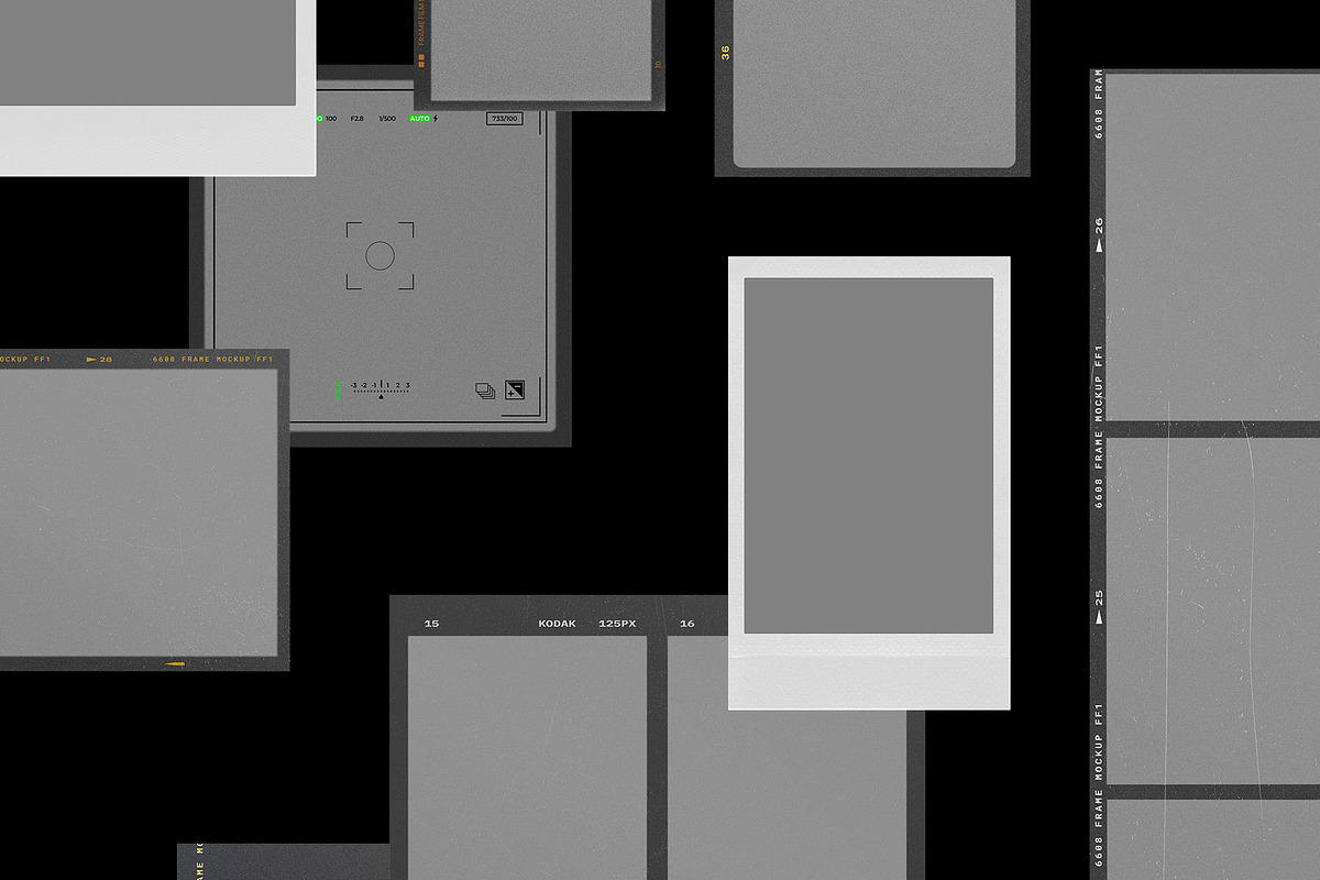 Film Frame Mockup Template Bundle, a Product Mockup by PrintPixel (Photo 127 of 134)