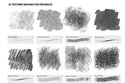TEXTURED BRUSHES FOR PROCREATE, a Brushes & More by ARTMIRU (Thumbnail 6 of 8)