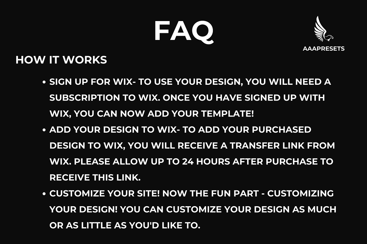 Wix Photography Website Template, a Wix Template by AAA Presets (Photo 8 of 12)