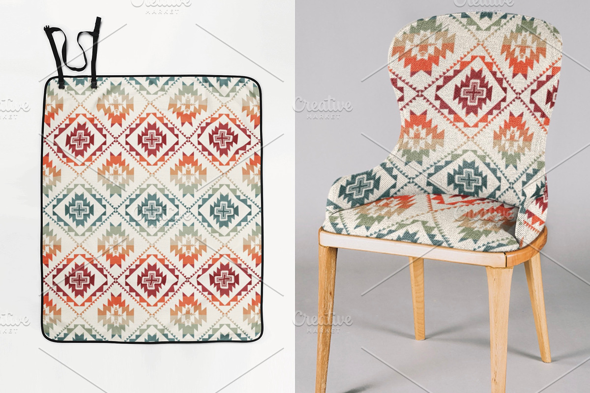 Colorful Southwestern Pattern, a Pattern Graphic by PPEthnicDecorPattern (Photo 3 of 9)