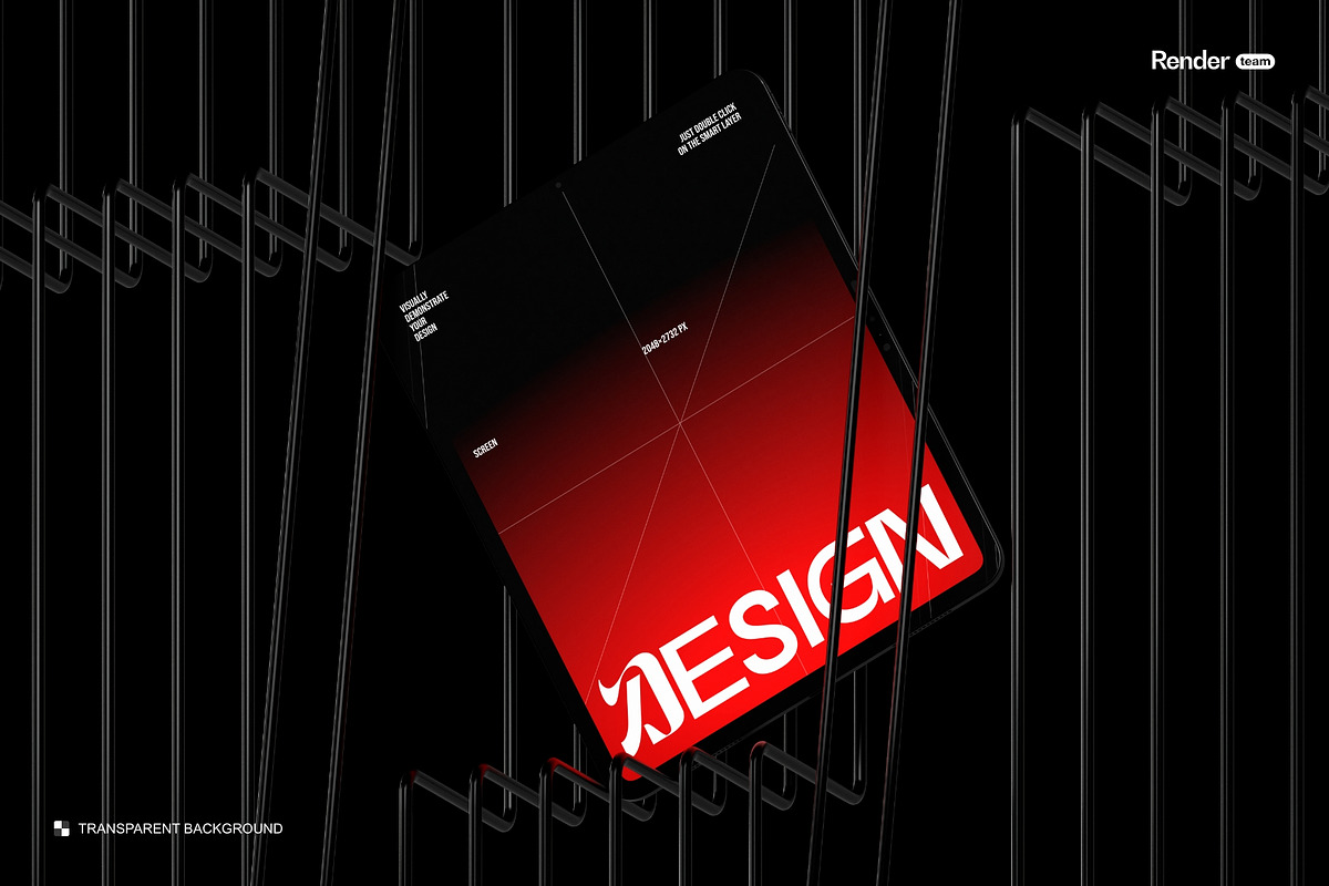 iPad Mockup Set, an iPad Mockup by Renderteam (Photo 11 of 11)