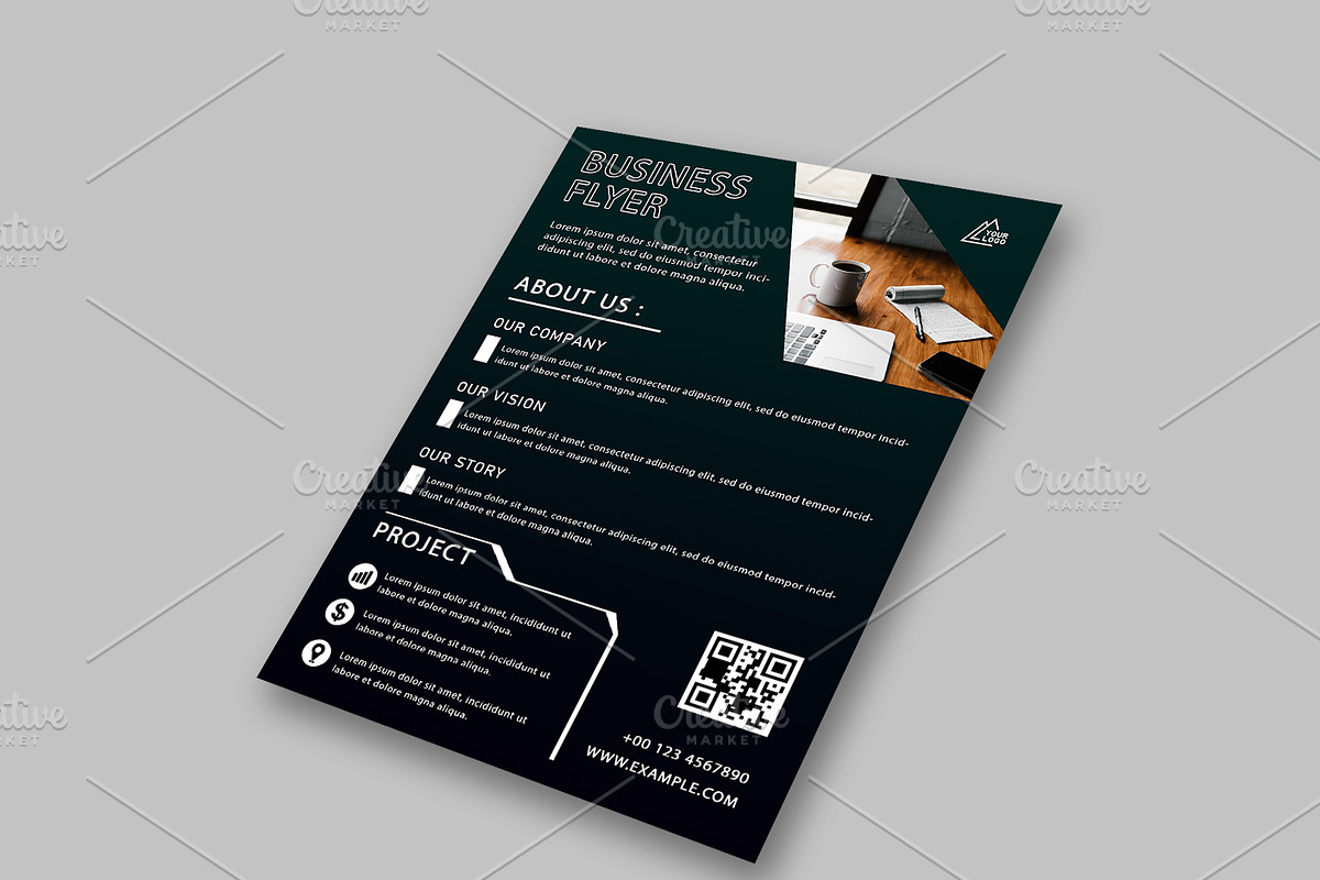 Business Flyer Template, a Flyer Template by As Studio (Photo 2 of 4)