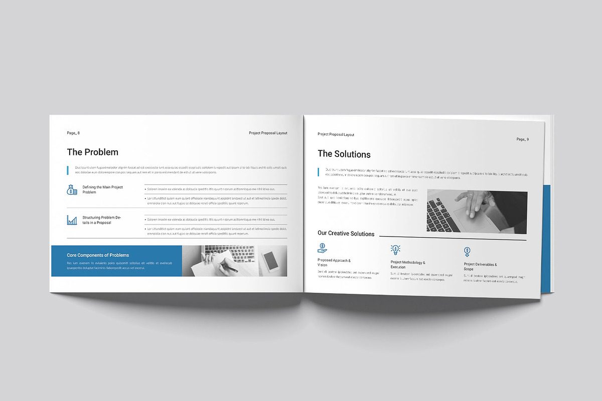 Project Proposal Template Landscape, a Brochure Template by DesignCrest (Photo 6 of 13)