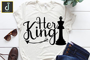 Her king svg cut files design, a Graphic by Designmountain (Thumbnail 1 of 5)