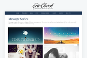 Epic Church - WordPress Theme, a WordPress Template by Organized Themes (Thumbnail 3 of 6)