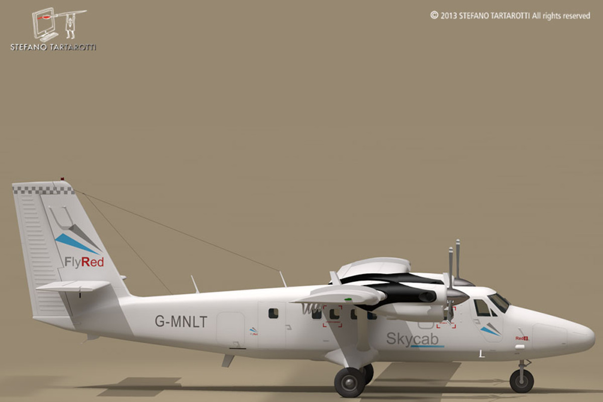 DHC6 Twin Otter, a Cars & Vehicle 3D Model by Tartino 3D models (Photo 5 of 9)