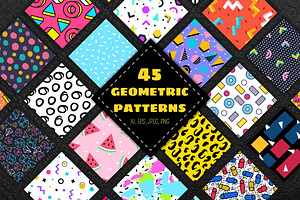 45 geometric patterns
