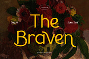 The Braven – Elegant Sans Serif, a Sans Serif Font by Vadovastd (Thumbnail 1 of 6)