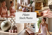 Pilates & Yoga Stock Photo Bundle, a Photo by ZenSocialDesigns (Thumbnail 1 of 9)