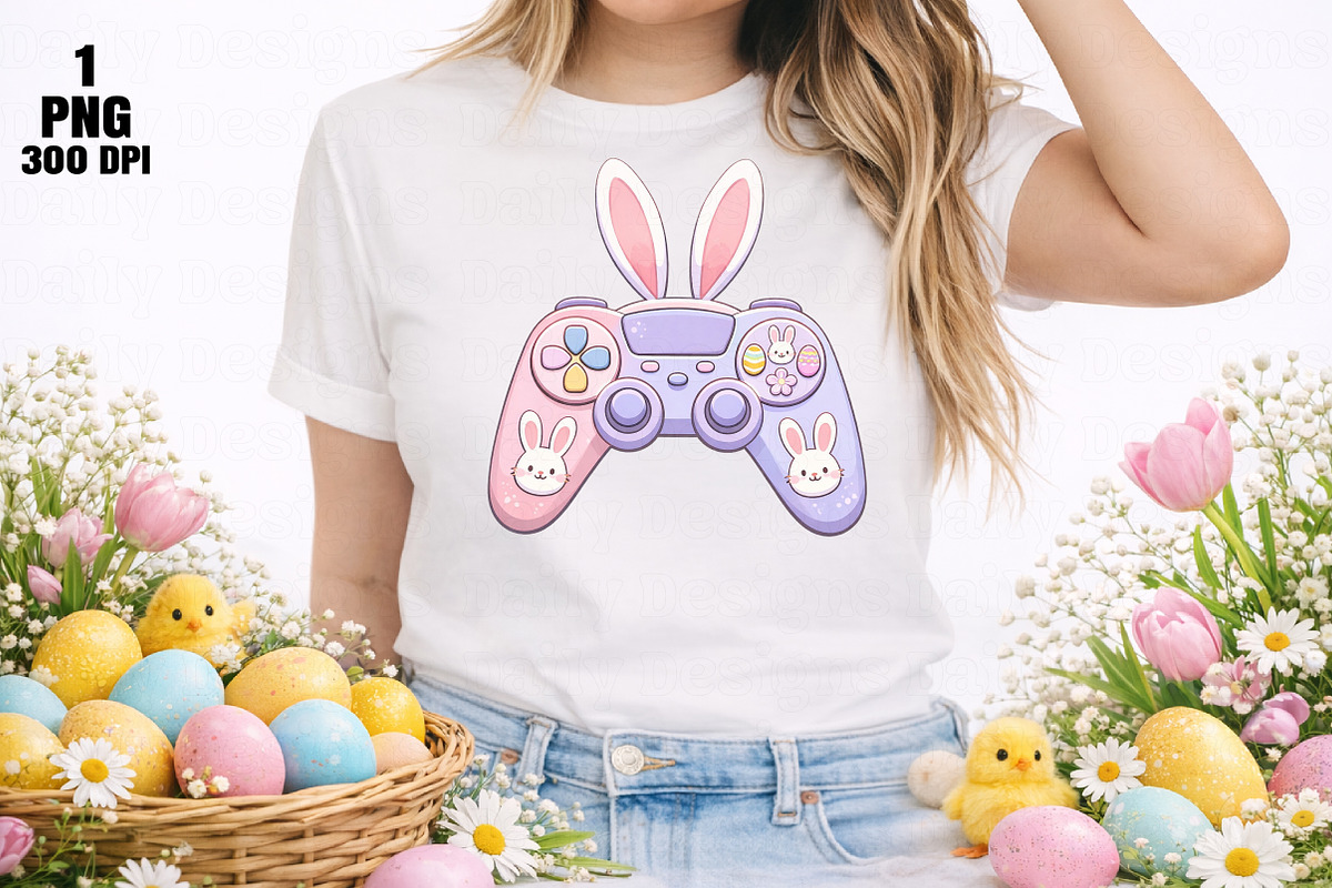 Easter Day Gamer Png, an Illustration by Daily.Designs (Photo 5 of 5)