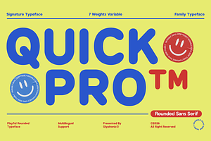 GC Quick Pro - Variable Rounded Sans