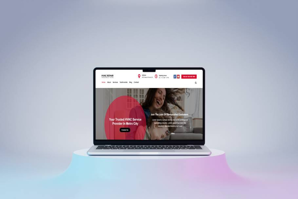 HVAC Repair WordPress Theme, a WordPress Template by Your Theme Shop (Photo 4 of 6)