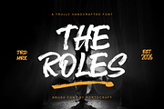 The Roles – Truly Handcrafted Brush, a Script Font by Portocraft (Thumbnail 1 of 10)