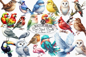 Watercolor Bird Sublimation, an Illustration by Designking