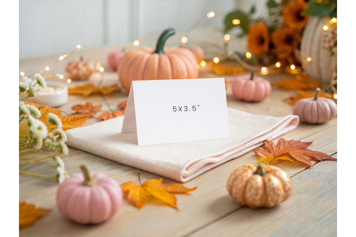 Autumn Food Label Mockup, a Product Mockup by TatiMockup (Photo 2 of 5)