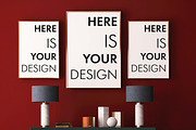 Mockup poster with a dining table, a Print Template by FilL239 (Thumbnail 2 of 18)