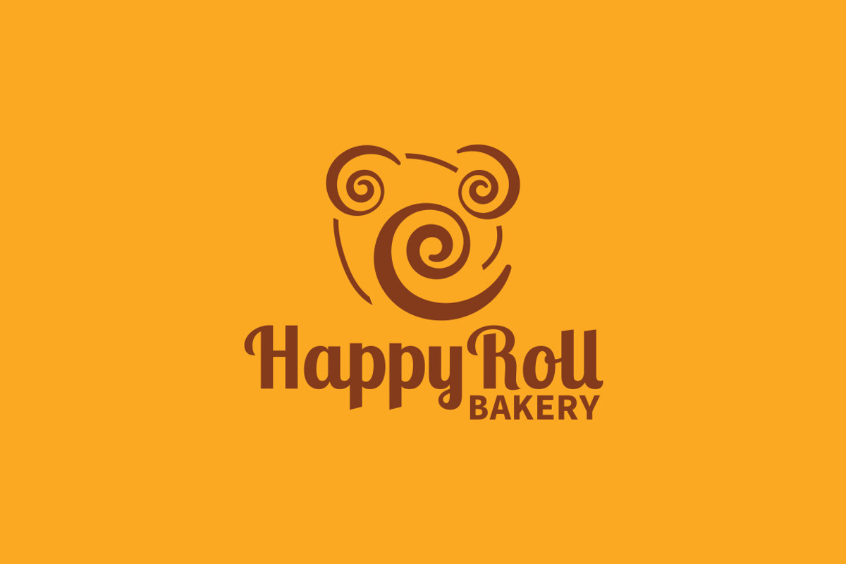 HappyRoll Bakery Logo, a Branding & Logo Template by aaron robertson design (Photo 4 of 4)