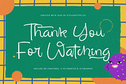 Animated Playful Natural Handwritten, a Script Font by stylishtype.co (Thumbnail 20 of 20)