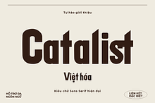 Catalist – Modern SansSerif Typeface