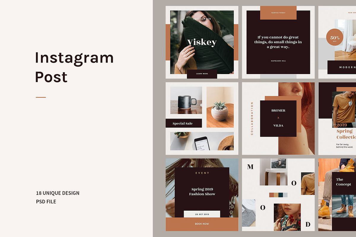 Instagram Post, a Social Media Template by Visula Co (Photo 1 of 5)
