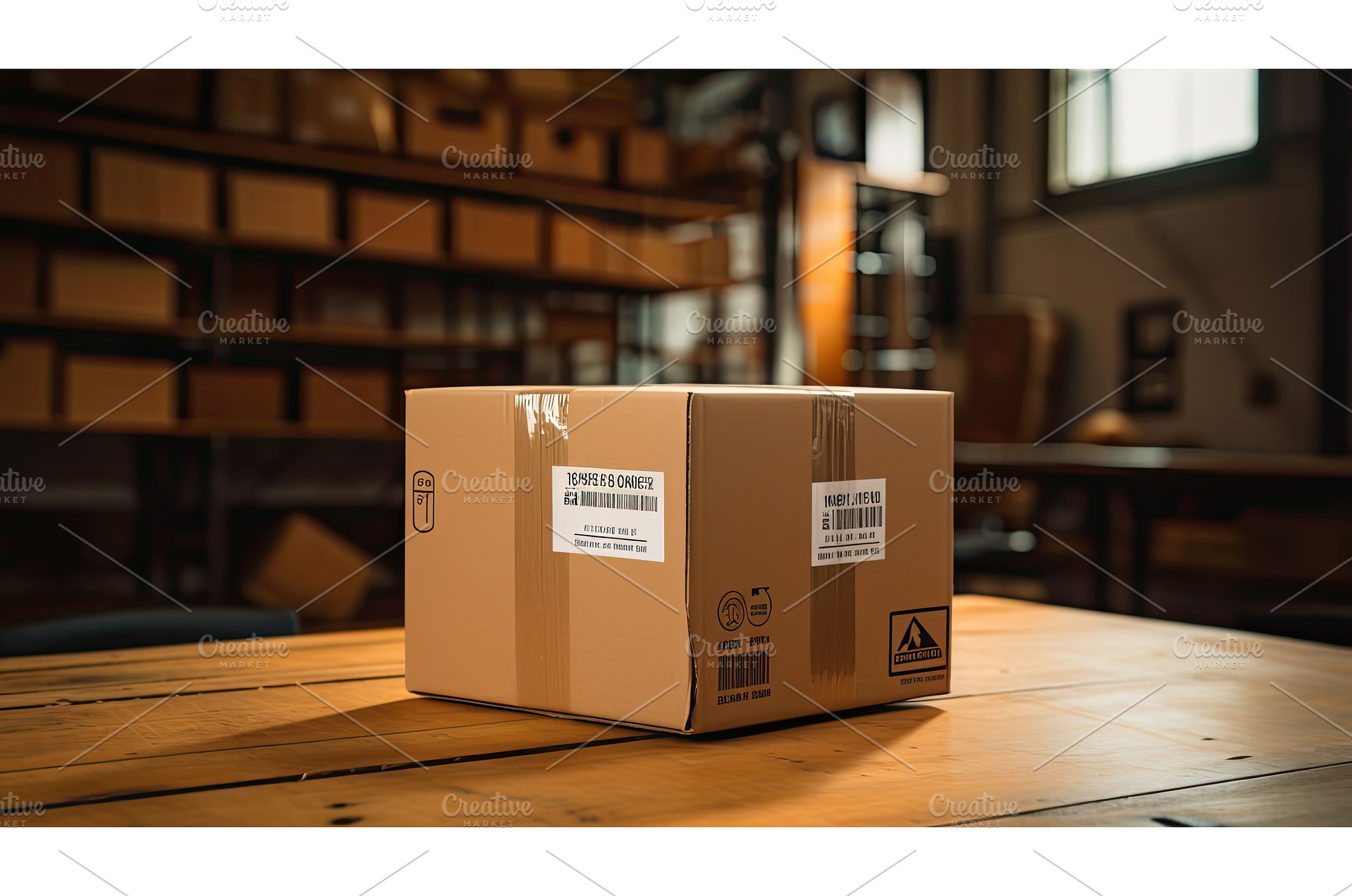 courier shipping package ai, a Transportation Photo by pikepicture