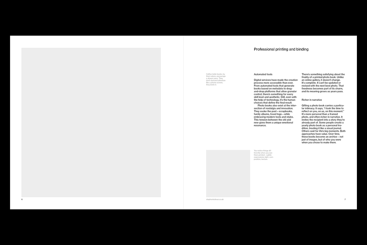 Square Photo Book Grid System | Sans, a Brochure Template by Stephen Kelman (Photo 3 of 9)