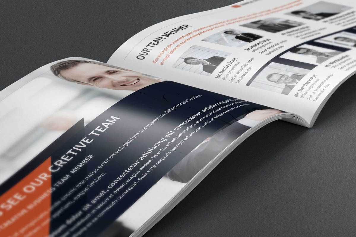 A5 Corporate Company Brochure, a Brochure Template by New Lines (Photo 12 of 15)