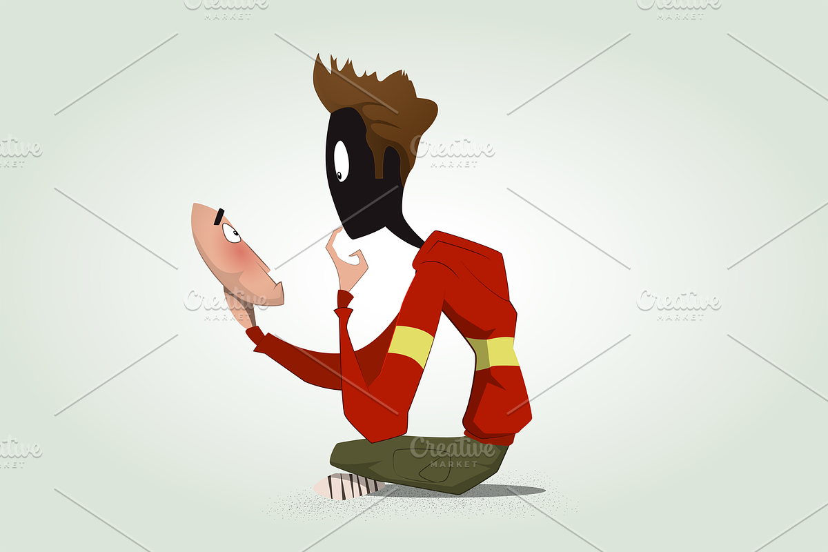 Who Am I concept, a Healthcare Illustration by mihail.ridkous