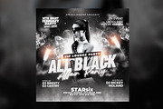 All Black Party Flyer Template, a Flyer Template by RTXdesinger99 (Thumbnail 3 of 3)