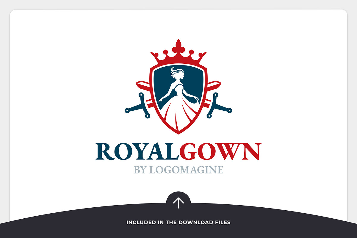 Royal Gown Logo Template, a Branding & Logo Template by LOGOMAGINE (Photo 8 of 16)