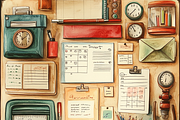 Master Planner Framework Scrapbook, a Background Graphic by Printable Treasure (Thumbnail 6 of 8)