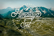 Himalaya Set Type, a Sans Serif Font by maghrib (Thumbnail 1 of 9)