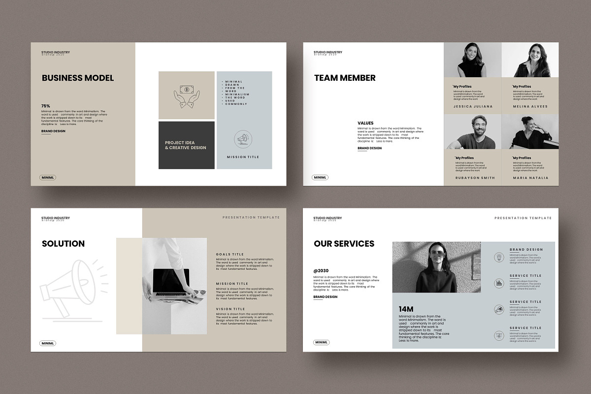 Minimal | Business Presentation preview 4