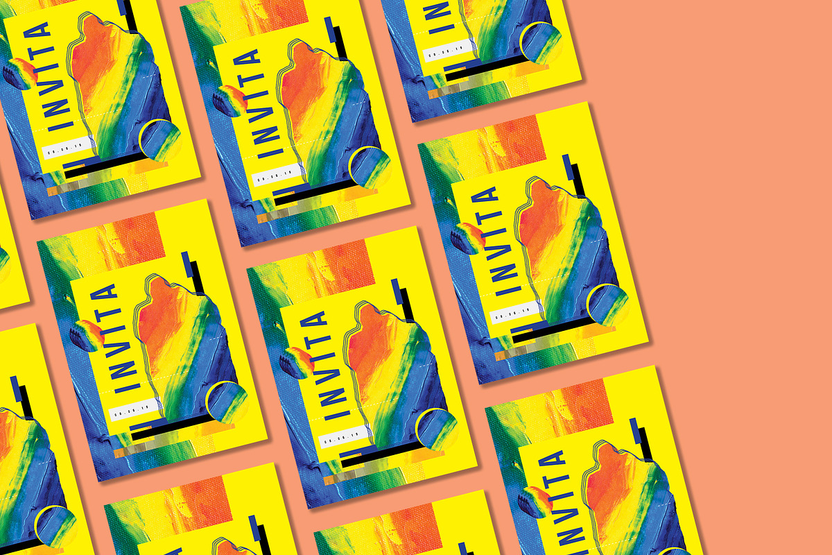 VIBRANT INVITATION, an Invitation Template by Meknya