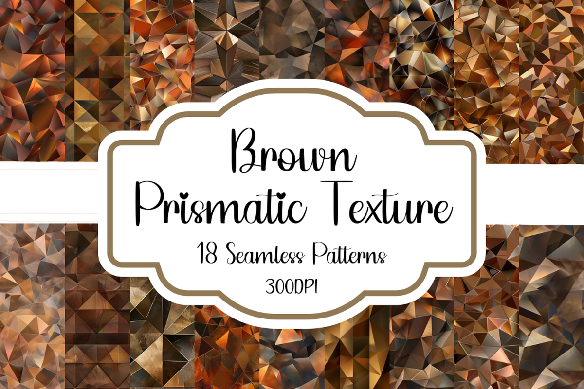 Brown Prismatic Texture Patterns