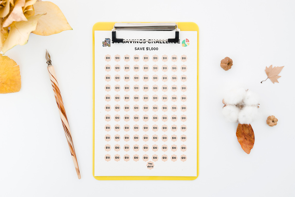 2026 Financial Budget Planner, a Stationery Template by Designmela01 (Photo 2 of 10)