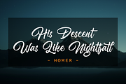Nightfall Script, a Script Font by figuree studio (Thumbnail 2 of 9)