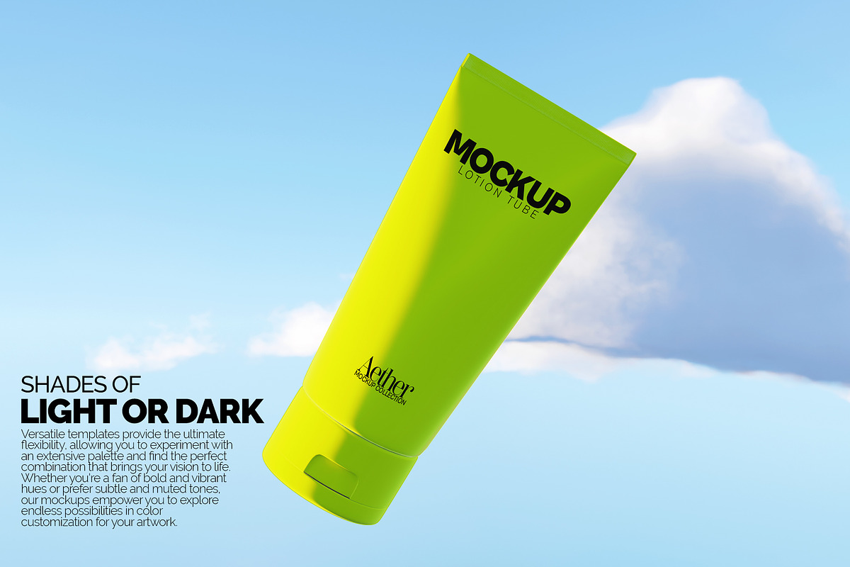 Lotion Tube Mockup Bundle, a Packaging Mockup by Banana Mockups (Photo 5 of 6)