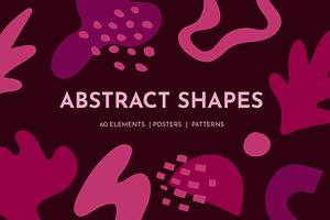 Abstract shapes vector collection