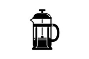French Press Coffee Silhouettes, a Graphic by hafijul (Thumbnail 4 of 14)