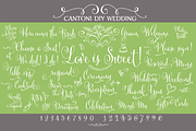 Cantoni DIY Wedding Font, a Script Font by Debi Sementelli (Thumbnail 2 of 2)