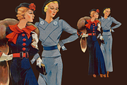 90+ Vintage Fashion Ladies Clipart, a Person Illustration by Lilithcollageart (Thumbnail 10 of 12)