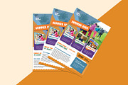 Kids Summer Camp Flyer, a Print Template by retrographix (Thumbnail 5 of 5)