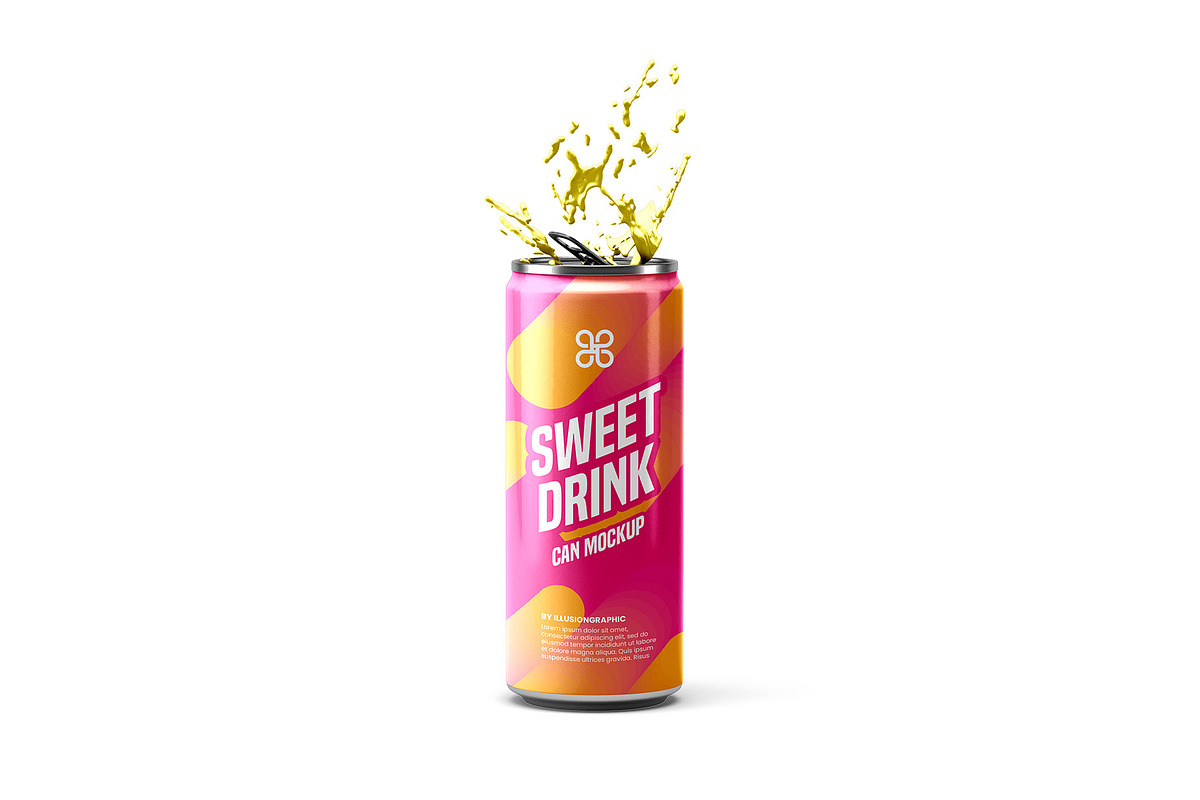 Can Mockup - 9 Views, a Packaging Mockup by Illusiongraphic (Photo 9 of 20)